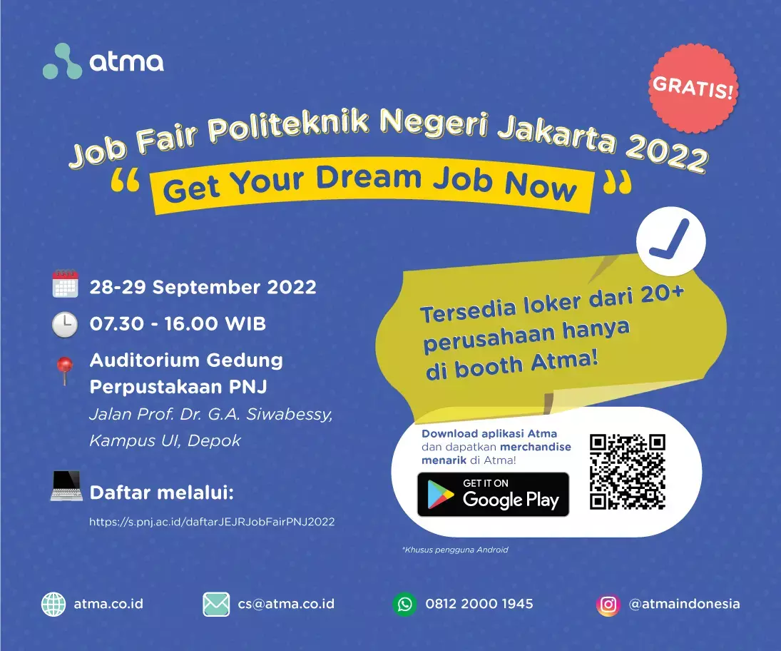 Job fair Atma di Politeknik Negeri Jakarta